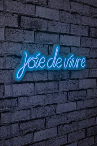 Decoratiune luminoasa LED, Joie de Vivre, Benzi flexibile de neon, DC 12 V, Albastru