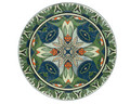 Masa pentru gradina Cancun Mosaic, Decoris,  60 x 76 cm, fier/ceramica, verde