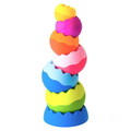 Jucarie Sfere colorate Tobbles Neo, Fat Brain, Tomy, 30x11x20 cm, silicon/plastic, multicolor