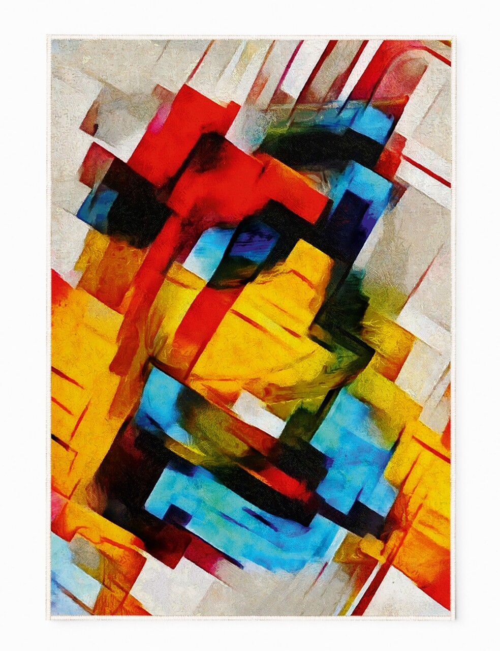 Covor Cubic, Oyo Concept, 80x140 cm, poliester, multicolor