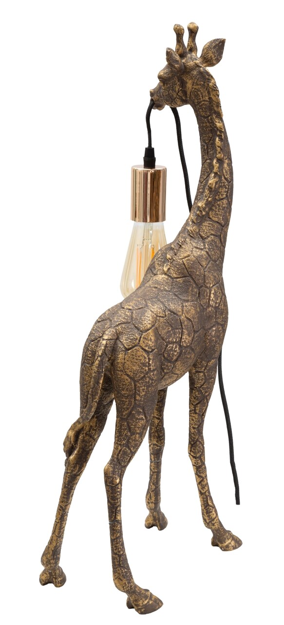 Lampa de masa Giraffe, Mauro Ferretti, 1 x E27, 40W, 28x16x60 cm, auriu - 2 | YEO