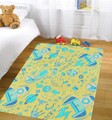 Covor Space, Oyo Kids, 80x140 cm, poliester, multicolor