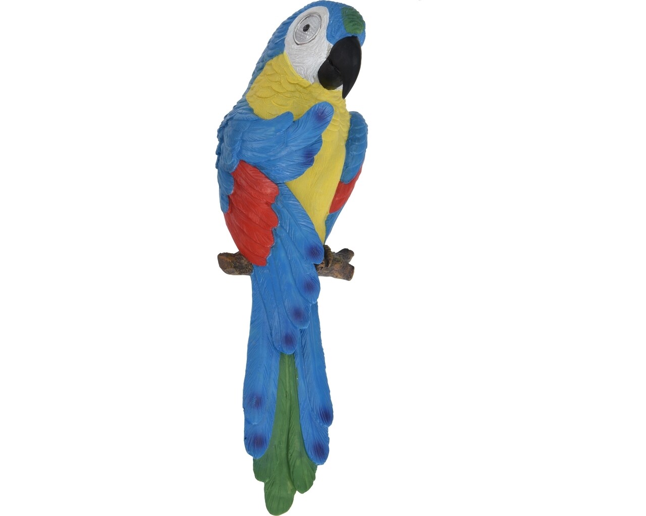 Lampa solara de gradina Parrot, H37 cm, albastru