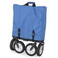 Carucior, Trolley, L.89 l.48 H.59/101.5, otel/poliester, negru/albastru