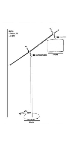 Lampadar, Stala, 846STL3523, Metal, Auriu