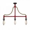 Candelabru All Design, metal, 70x9x65 cm, Red