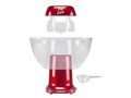 Aparat pentru popcorn Beper, 1200 W, 28.5x28.5x27 cm, ABS, rosu/transparent