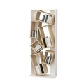 Corp biblioteca, Zena Home, Carmen, 63x153.6x24 cm, PAL, Stejar alb