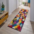 Covor Rhumba Multi, Flair Rugs, 66x230 cm, polipropilena, multicolor