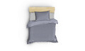 Lenjerie de pat pentru o persoana Single XXL (DE), Elegant - Grey, Cotton Box, Bumbac Satinat