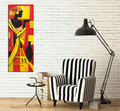 Tablou decorativ, PC055, Canvas, 30 x 80 cm, Multicolor