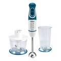 Blender de mana, Heinner, multifunctional, 600 W, 5 viteze, albastru