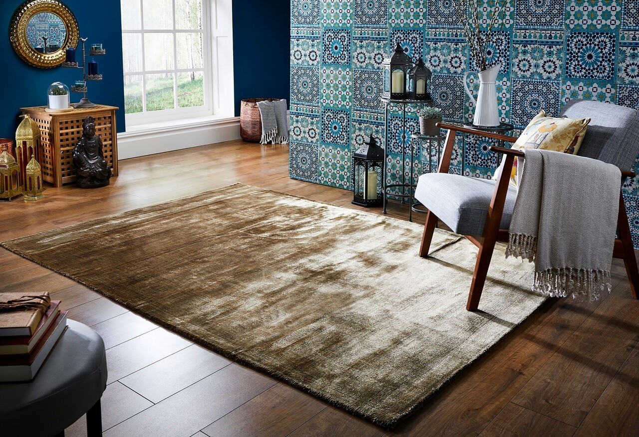 Covor, Flair Rugs, Cairo Bronze, 160 x 230 cm, viscoza, maro