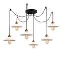 Candelabru Manavgat N-568, Noor, 100 x 144 cm, 6 x E27, 100W, alb