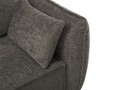 Coltar extensibil stanga 4 locuri, Kaelle, Micadoni Home, BL, 252x165x87 cm, poliester chenille, gri