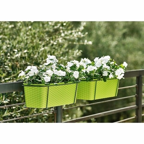 Jardiniera, Tortora, Vetro-Plus, 30x13x11 cm, plastic, maro