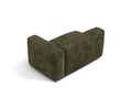 Modul dreapta pentru canapea modulara, 1 loc, Martina-212, Micadoni Home, 160x106x75 cm, velur, verde muschi