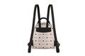 Rucsac, Lucky Bees, 338 Cream Black, piele ecologica, crem/negru