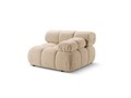 Modul dreapta pentru canapea modulara, 1 loc, Bellis-213, Micadoni Home, 94x94x70 cm, tesatura boucle, bej sand