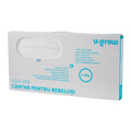 Cantar corporal 2 in 1 pentru bebelusi si copii U-grow, 65x32x4.5 cm, plastic, alb