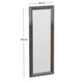 Oglinda decorativa, Siam, Smooth, 40x105x3 cm, MDF , Argintiu