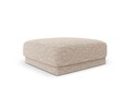 Taburet, Miley, Micadoni Home, BL, 85x85x42 cm, poliester chenille, bej