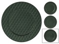 Suport farfurie Sun Rise Pattern v3, Excellent Houseware, 33 cm, polipropilena, verde