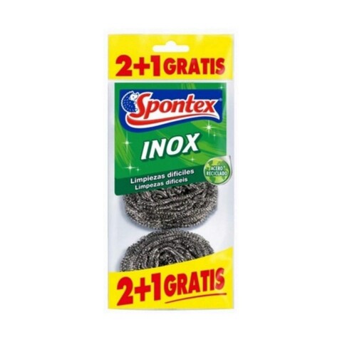 Set 3 bureti de sarma, Vileda, Spontex, inox