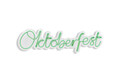 Decoratiune luminoasa LED, Oktoberfest, Benzi flexibile de neon, DC 12 V, Verde