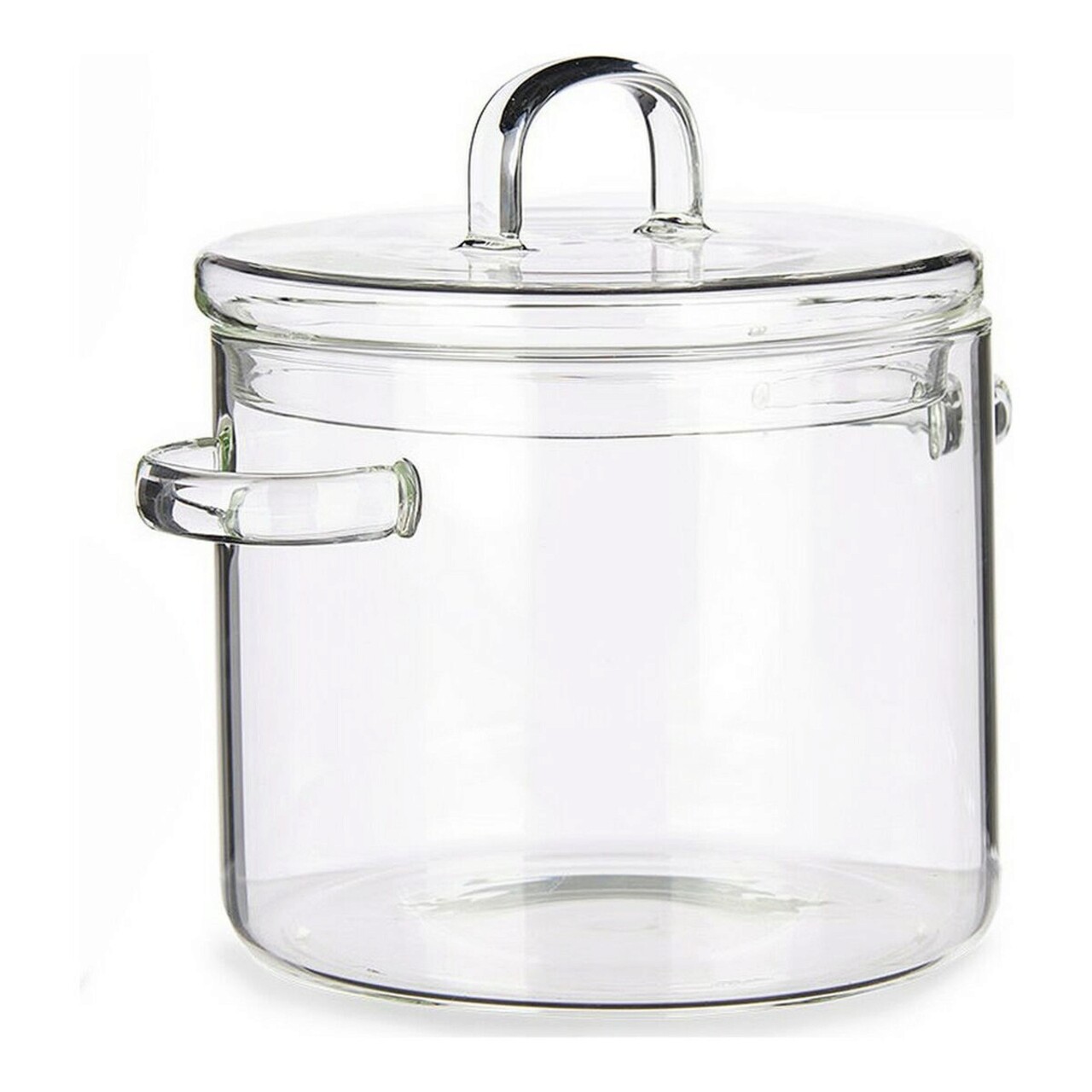 Caserola Cu Capac Transparent, Vivalto, 1.8 L, Sticla Borosilicata