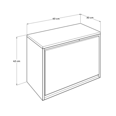 Pantofar, Adore, SHC-110-OO-1, 60x42x30 cm, PAL, Nuc de Oslo