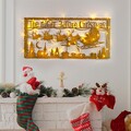 Decoratiune de luminoasa XMASGOLD-012, Tanelorn, 83x39 cm, metal, auriu