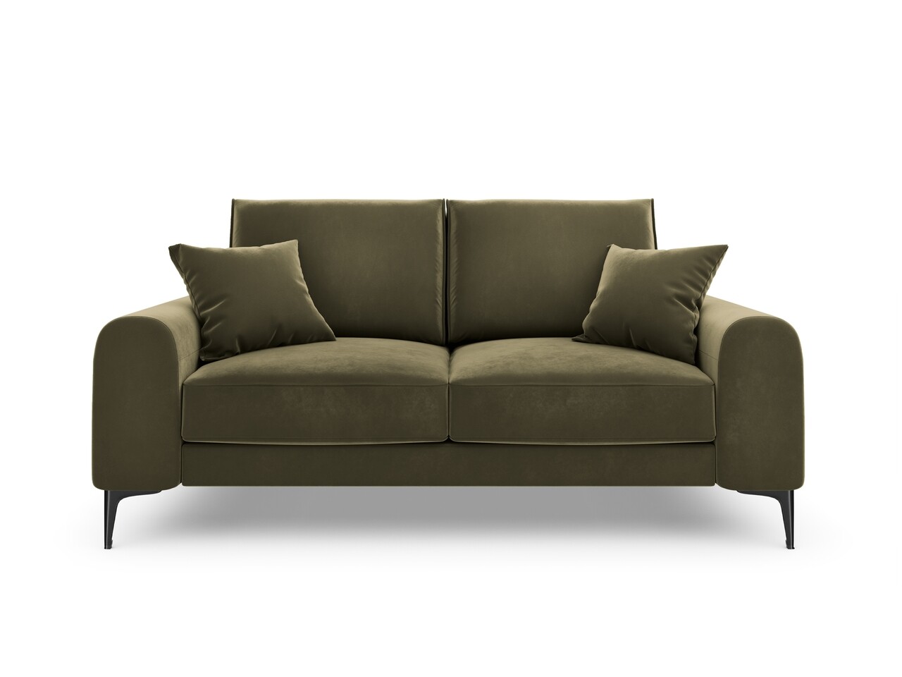 Canapea, Madara, Mazzini Sofas, 2 locuri, 172x102x90 cm, catifea, verde - 1 | YEO