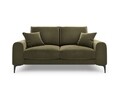 Canapea, Madara, Mazzini Sofas, 2 locuri, 172x102x90 cm, catifea, verde