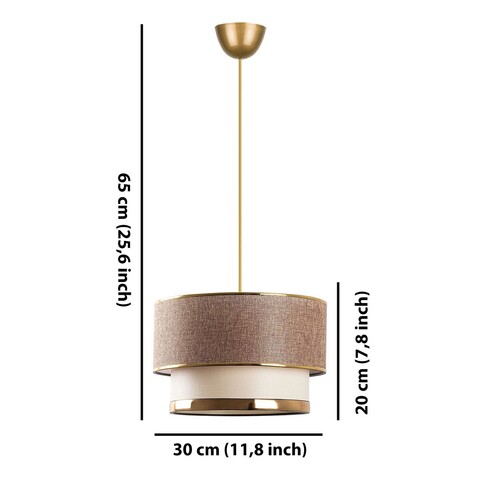 Lustra, FullHouse, 390FLH1817, Metal, Bej / Auriu