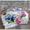 Lenjerie de pat dubla Bouquet, Aglika, 3 piese, 200 x 220 cm, 100% bumbac, multicolora