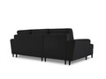 Coltar extensibil stanga 4 locuri, Moghan, Micadoni Home, BL, 241x145x88 cm, poliester Boucle, negru