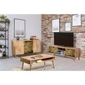 Set mobilier living 3 piese, comoda, comoda tv si masuta, Motto 729, Vella, atlantic pine