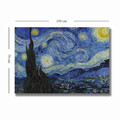 Tablou decorativ, 70100VANGOGH074, Canvas , Lemn, Multicolor