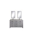 Set mobilier de baie (3 piese), Jussara, Erie 60, Gri