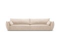 Canapea 4 locuri, Kaelle, Micadoni Home, BL, 248x110x85 cm, poliester chenille, bej