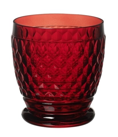 Poza Set 4 pahare de whiskey, Villeroy & Boch, Boston, 330 ml, sticla cristal, rosu