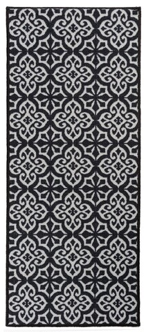 Covor pentru bucatarie Damask, Decorino, 50x120 cm, poliamida, gri