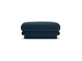 Taburet, Torino-211, Micadoni Home, 80x80x41 cm, tesatura structurata chenille, albastru navy