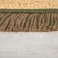 Covor Kahana Green, Flair Rugs, D180 cm, iuta/poliester, verde