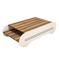 Masuta de cafea Cool Walnut, Hommy Craft, 120x64x30 cm, aluna/alb