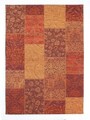 Covor Parchwork Chenille, Flair Rugs, 155x230 cm, fibre acrilice, teracota