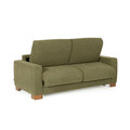 Canapea extensibila cu 3 locuri, Ndesign, 291NDS1316, Lemn, Verde