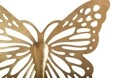 Set 4 decoratiuni de perete Butterflies, Mauro Ferretti, 35x29 cm, fier, auriu