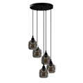 Candelabru, Opviq, Smoked - 012, E27, 60 W, metal/sticla